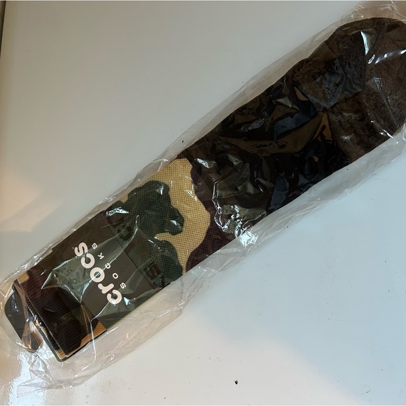 Crocs Socks Graphic 3 Pack Crew Length - Picture 2 of 3